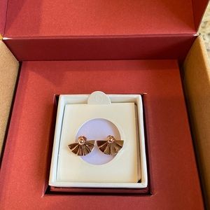 Aurate New York SENSU Earrings in Rose Gold vermeil